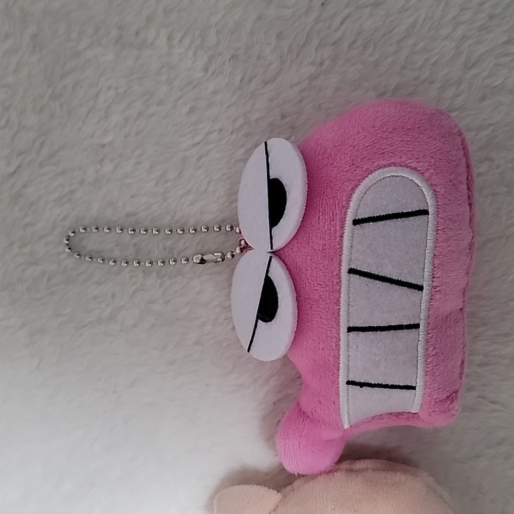 Set of 2 Buriburizaemon Crayon Shin-Chan Tohato Cute Plush Pink Dinosaur Kawaii - Picture 4 of 9